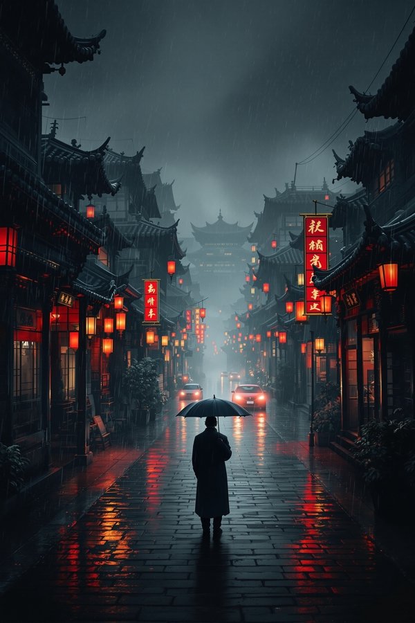 长安夜雨 电影 海报封面